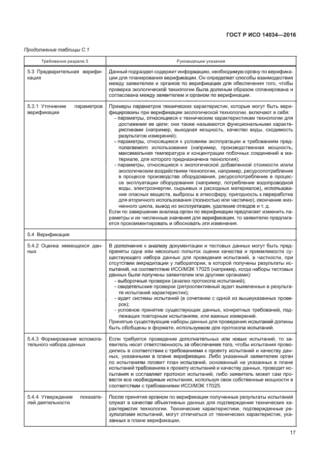 ГОСТ Р ИСО 14034-2016