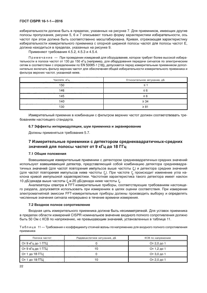 ГОСТ CISPR 16-1-1-2016