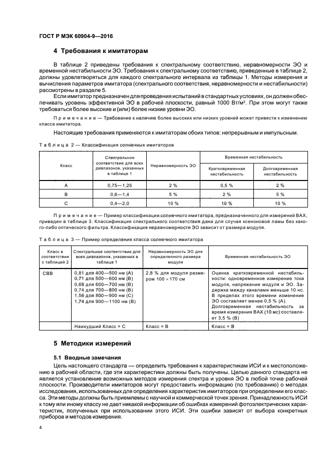 ГОСТ Р МЭК 60904-9-2016