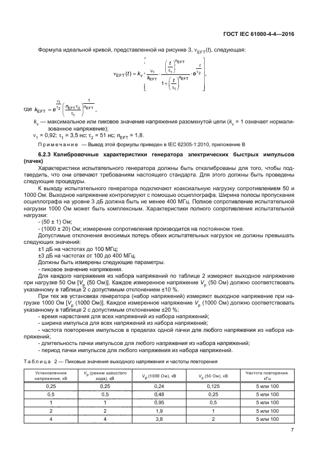 ГОСТ IEC 61000-4-4-2016