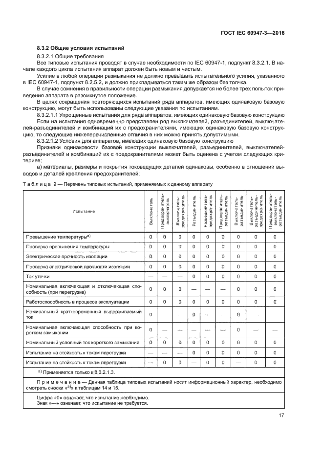 ГОСТ IEC 60947-3-2016
