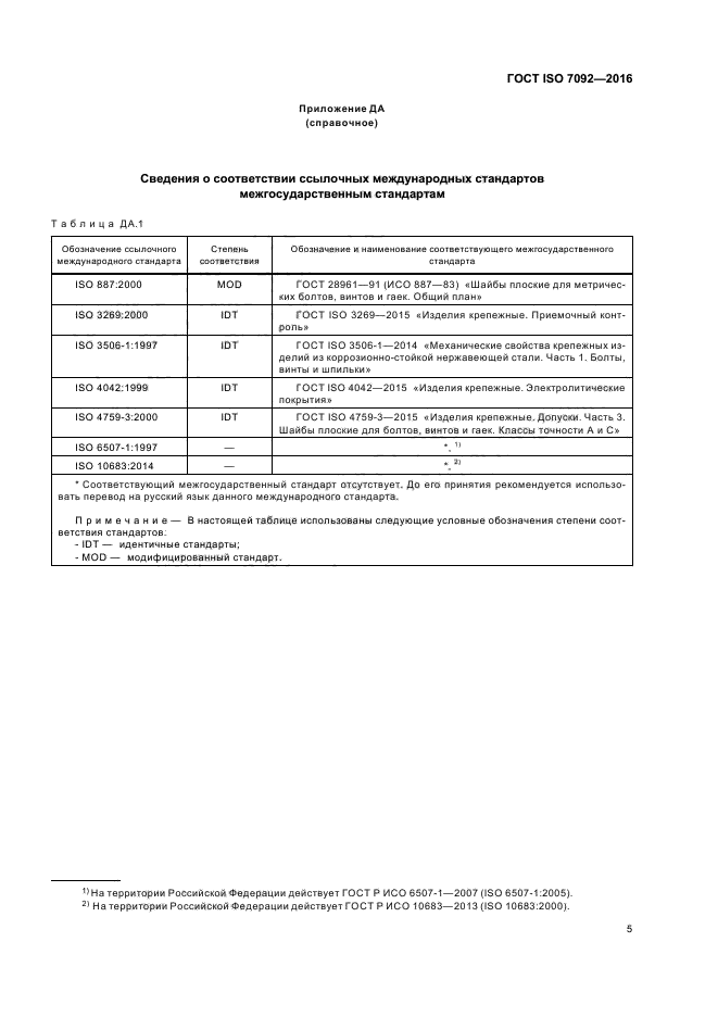 ГОСТ ISO 7092-2016