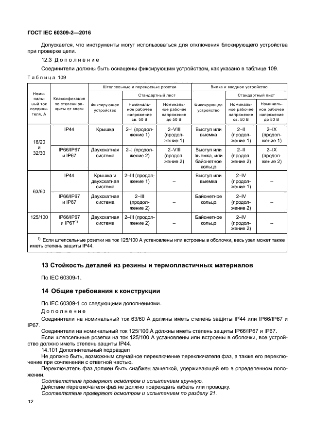 ГОСТ IEC 60309-2-2016