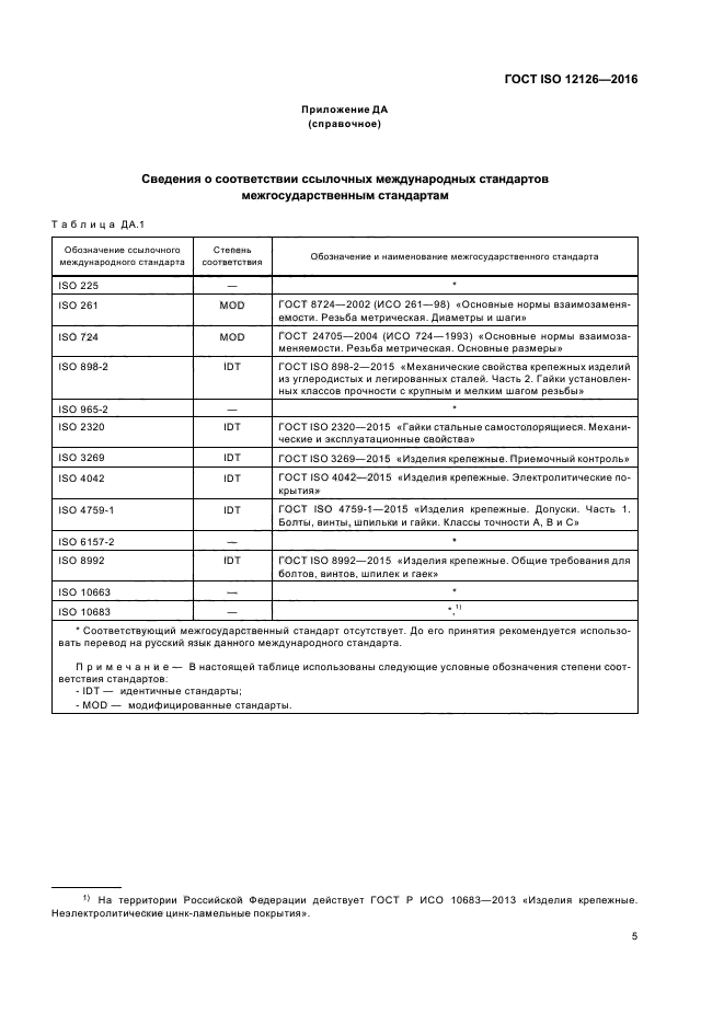 ГОСТ ISO 12126-2016