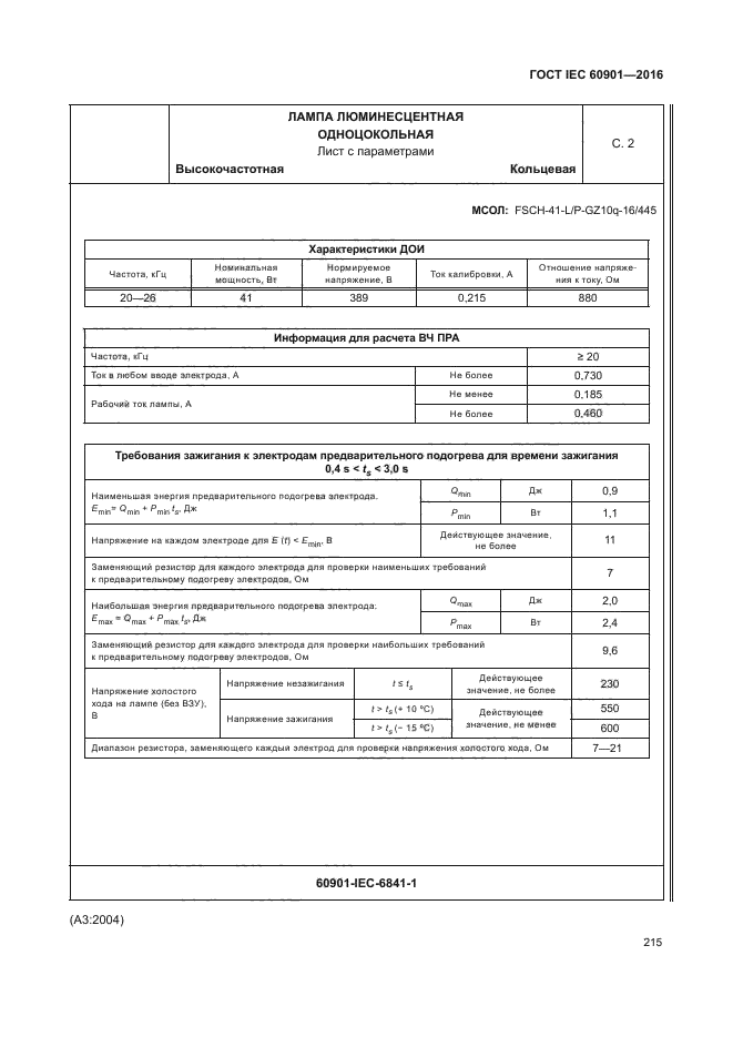 ГОСТ IEC 60901-2016