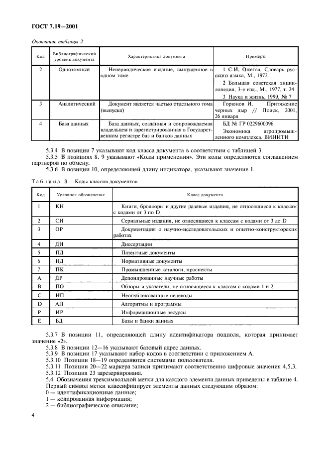 ГОСТ 7.19-2001