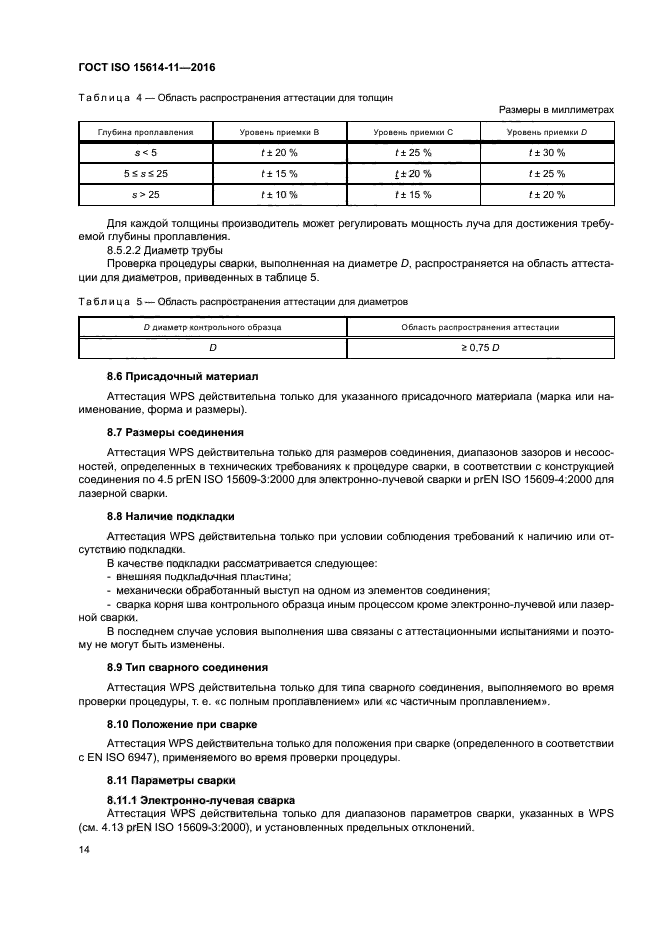 ГОСТ ISO 15614-11-2016