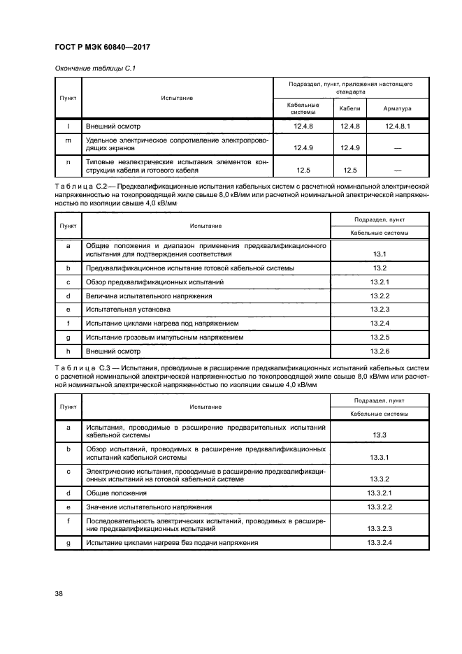 ГОСТ Р МЭК 60840-2017