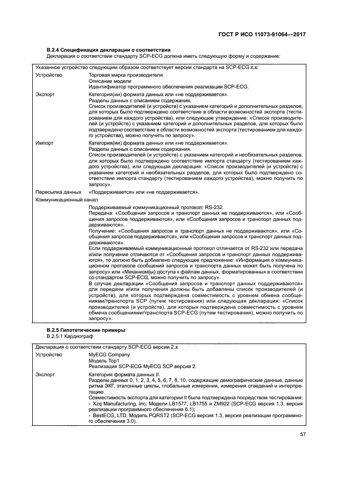 ГОСТ Р ИСО 11073-91064-2017