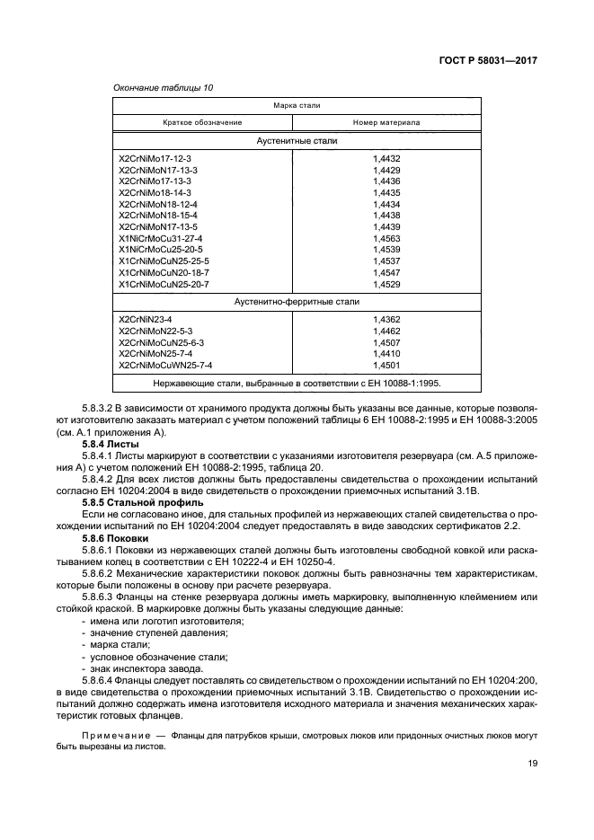 ГОСТ Р 58031-2017