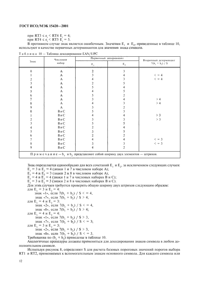 ГОСТ ИСО/МЭК 15420-2001