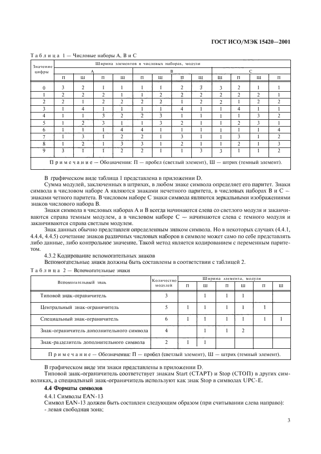 ГОСТ ИСО/МЭК 15420-2001