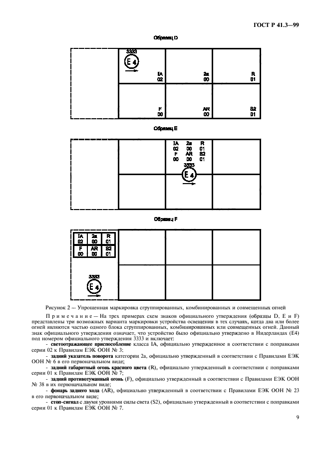 ГОСТ Р 41.3-99