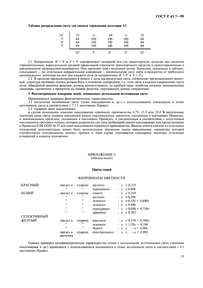 ГОСТ Р 41.7-99