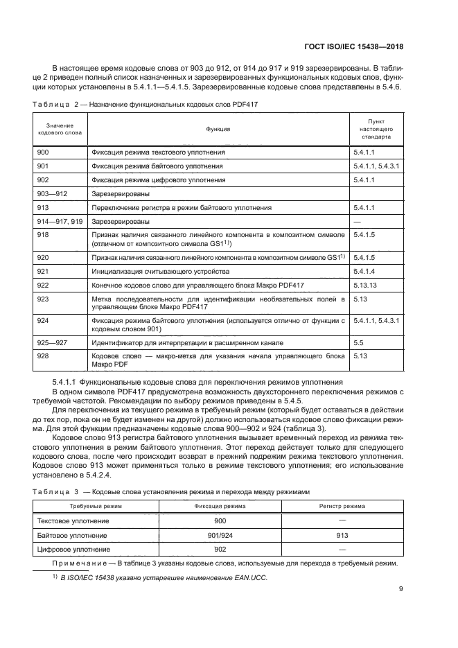 ГОСТ ISO/IEC 15438-2018