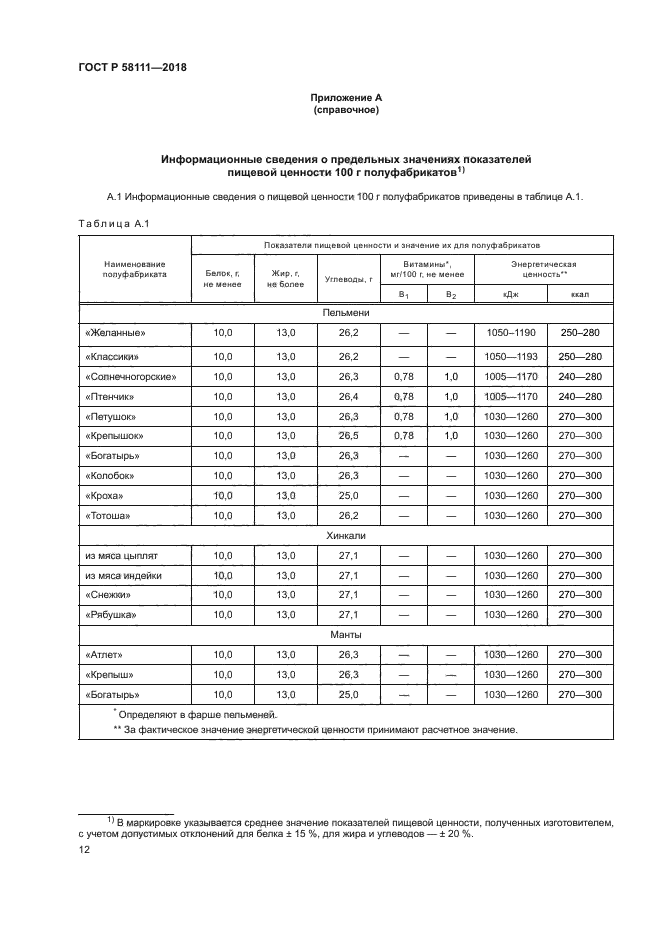 ГОСТ Р 58111-2018