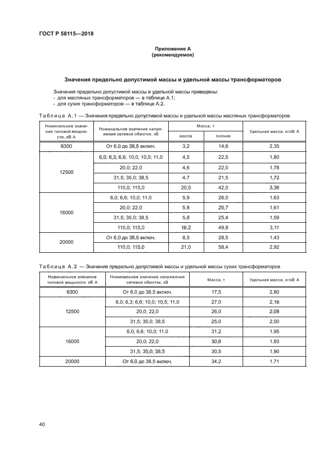 ГОСТ Р 58115-2018