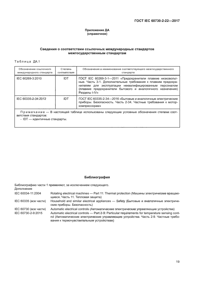 ГОСТ IEC 60730-2-22-2017