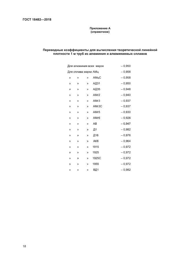 ГОСТ 18482-2018