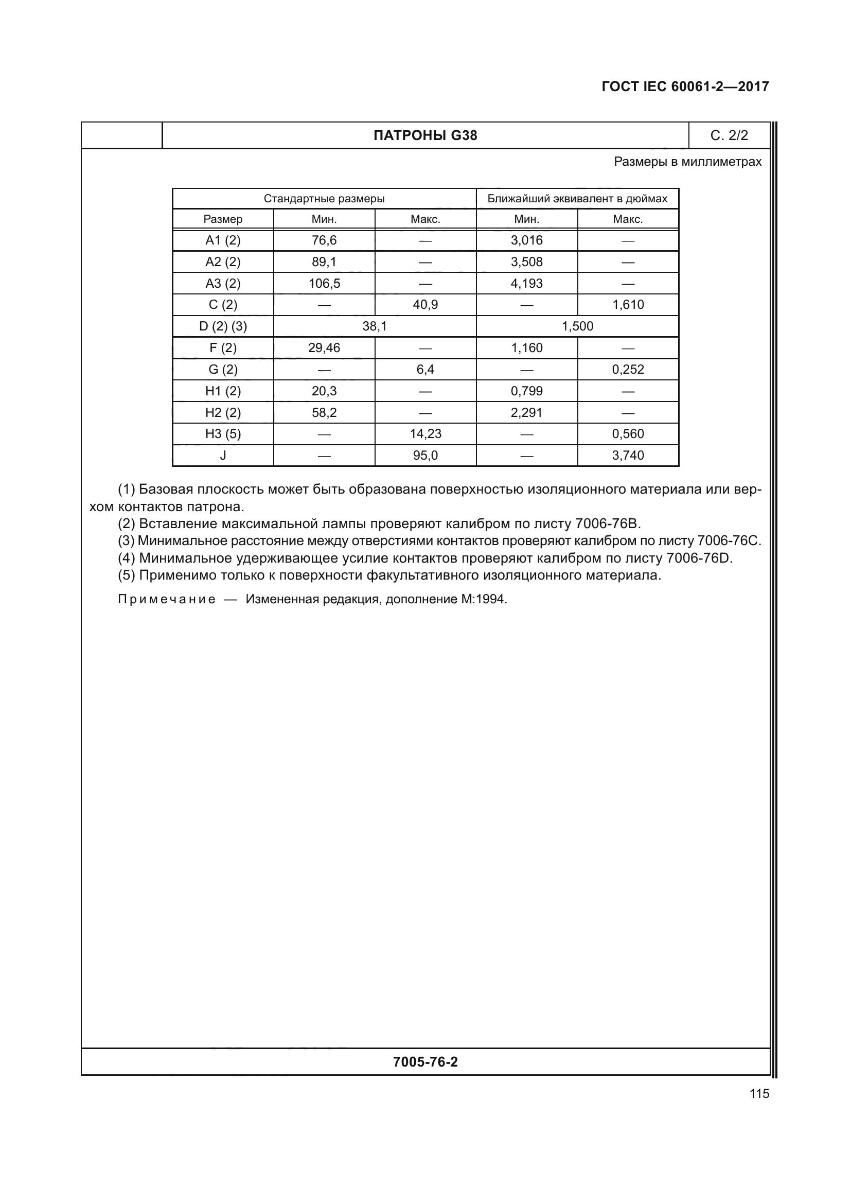 ГОСТ IEC 60061-2-2017