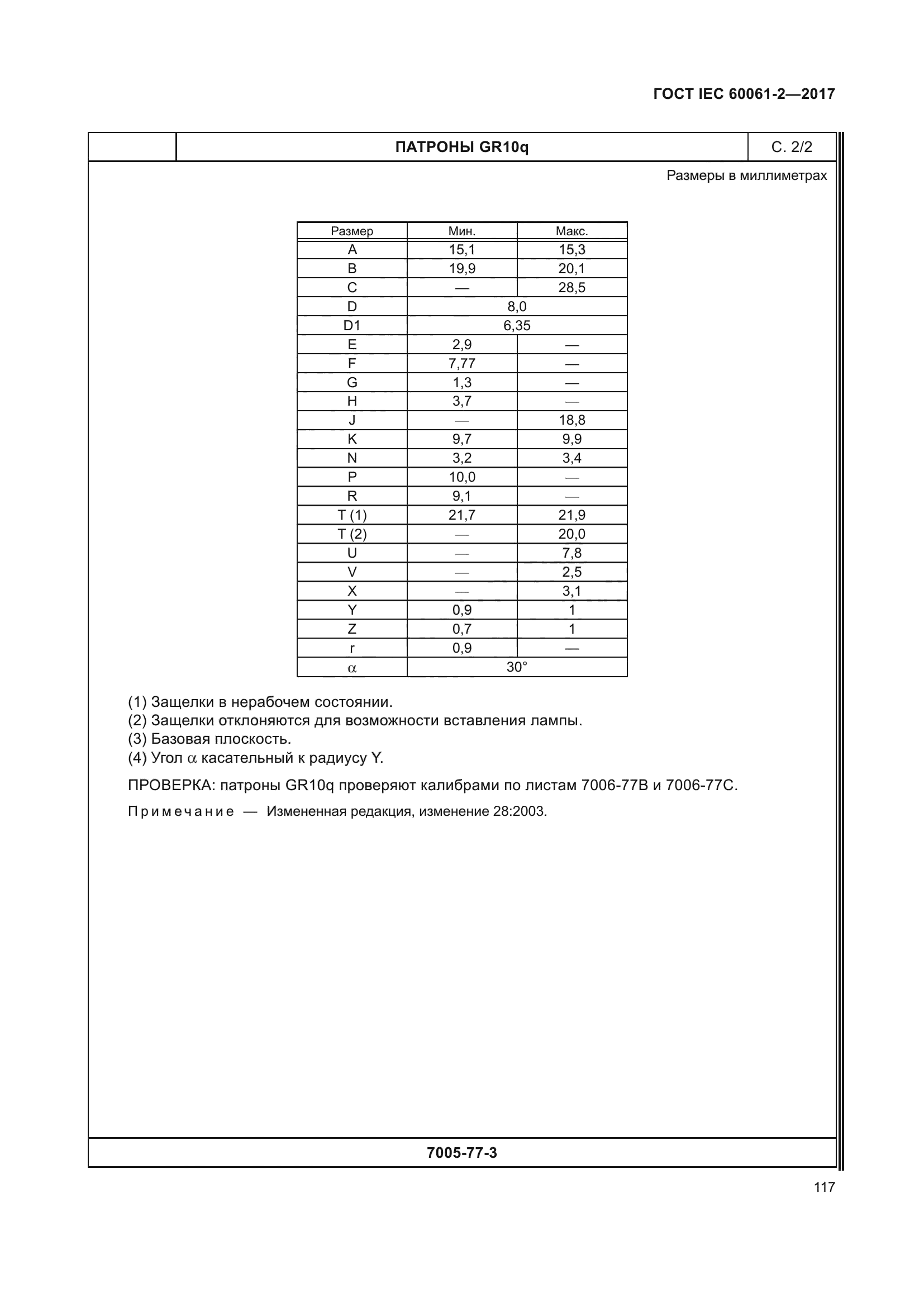 ГОСТ IEC 60061-2-2017