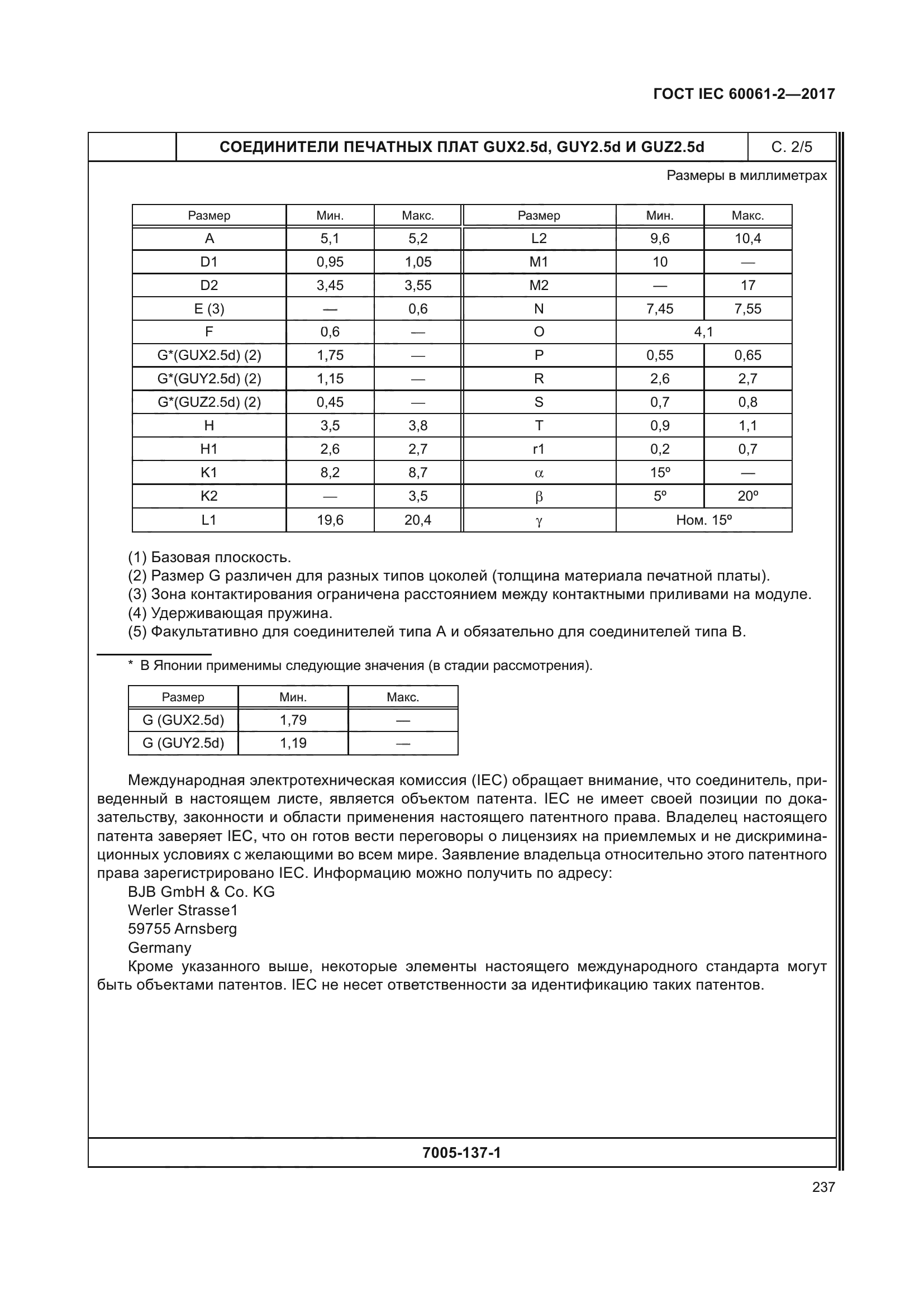 ГОСТ IEC 60061-2-2017