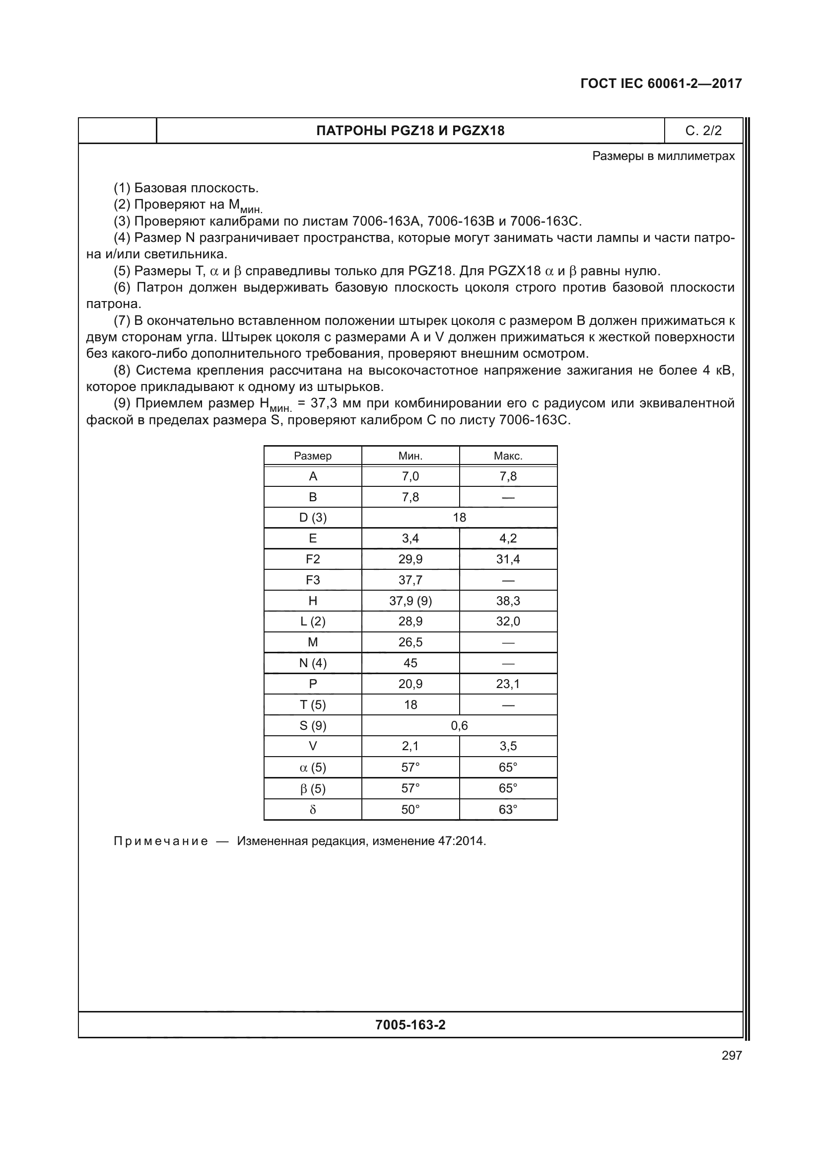 ГОСТ IEC 60061-2-2017