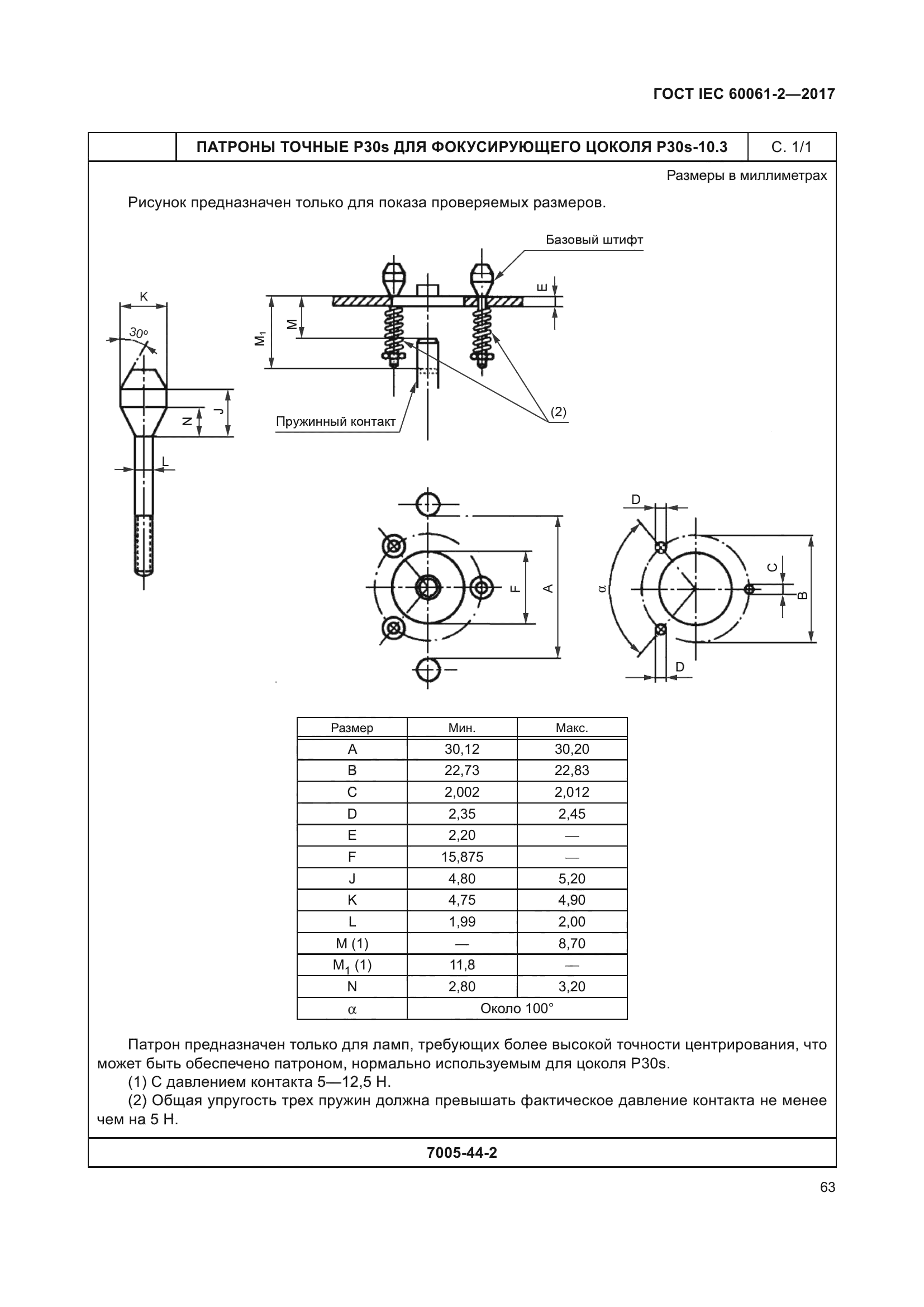 ГОСТ IEC 60061-2-2017