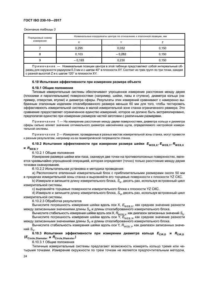 ГОСТ ISO 230-10-2017