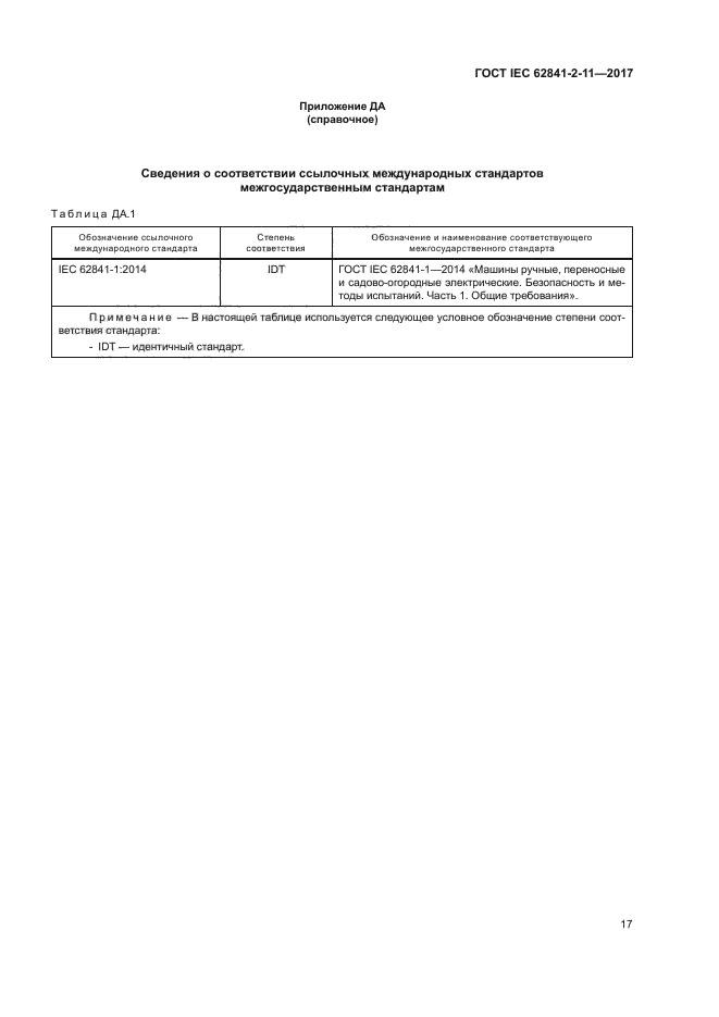 ГОСТ IEC 62841-2-11-2017