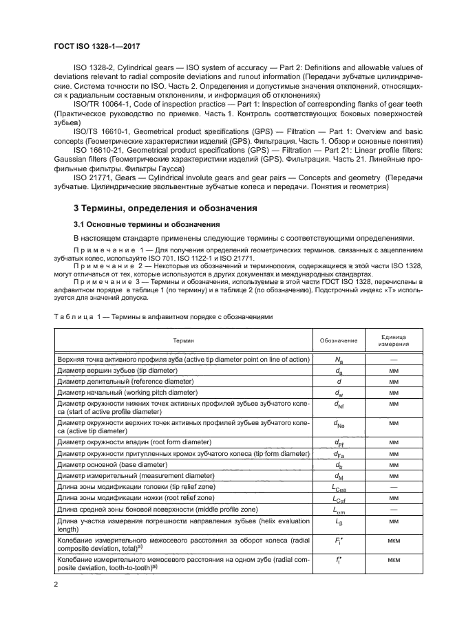 ГОСТ ISO 1328-1-2017