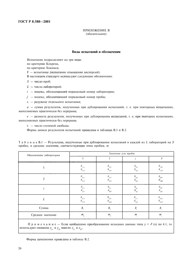 ГОСТ Р 8.580-2001