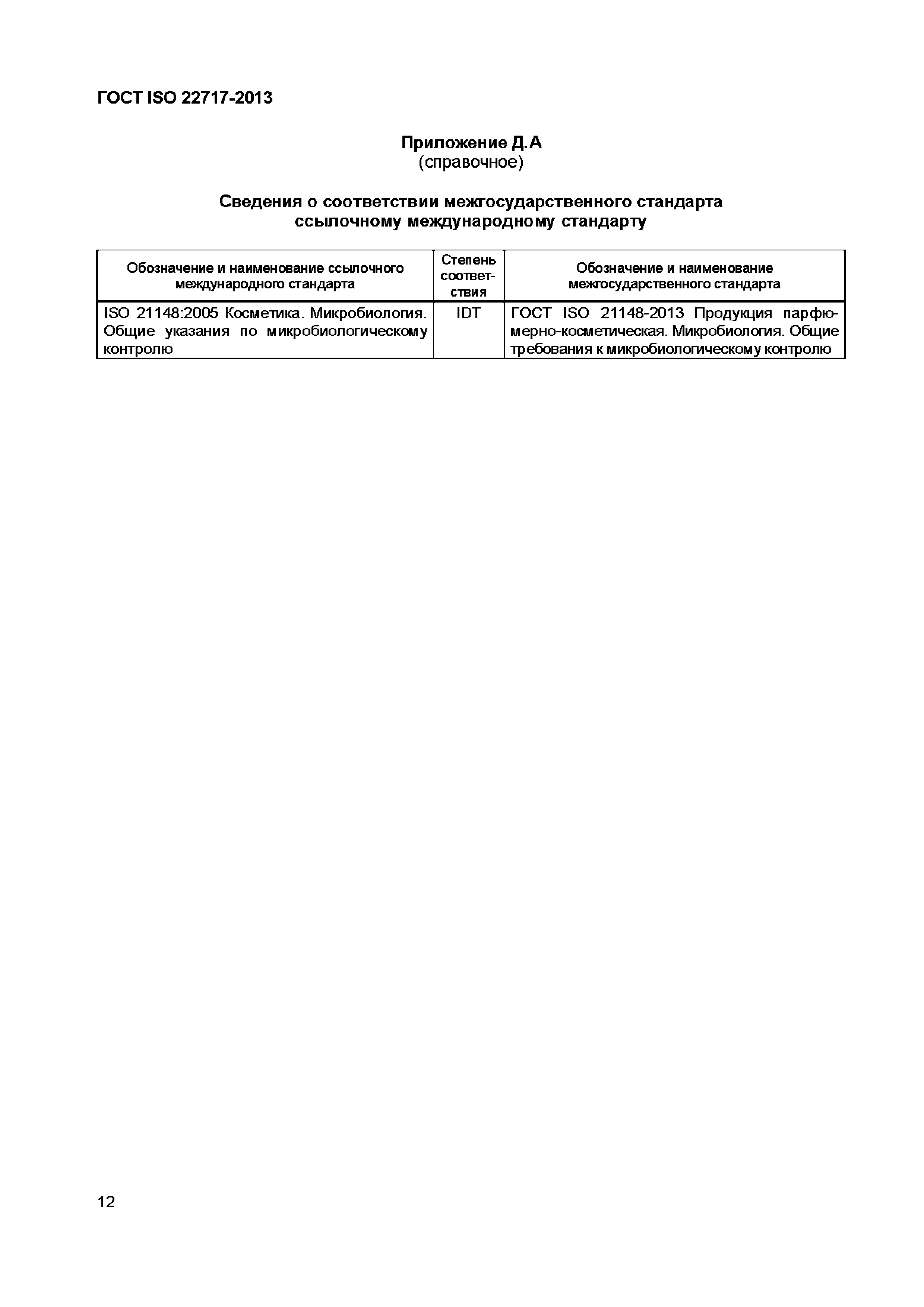 ГОСТ ISO 22717-2013