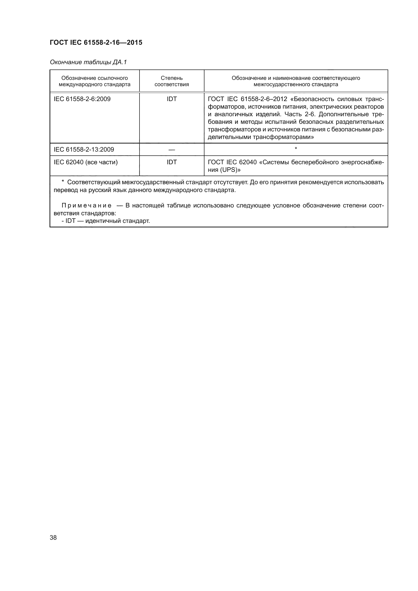 ГОСТ IEC 61558-2-16-2015