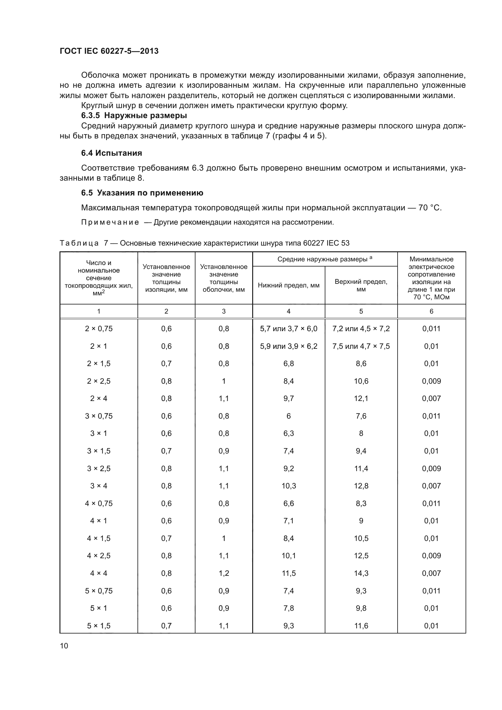 ГОСТ IEC 60227-5-2013