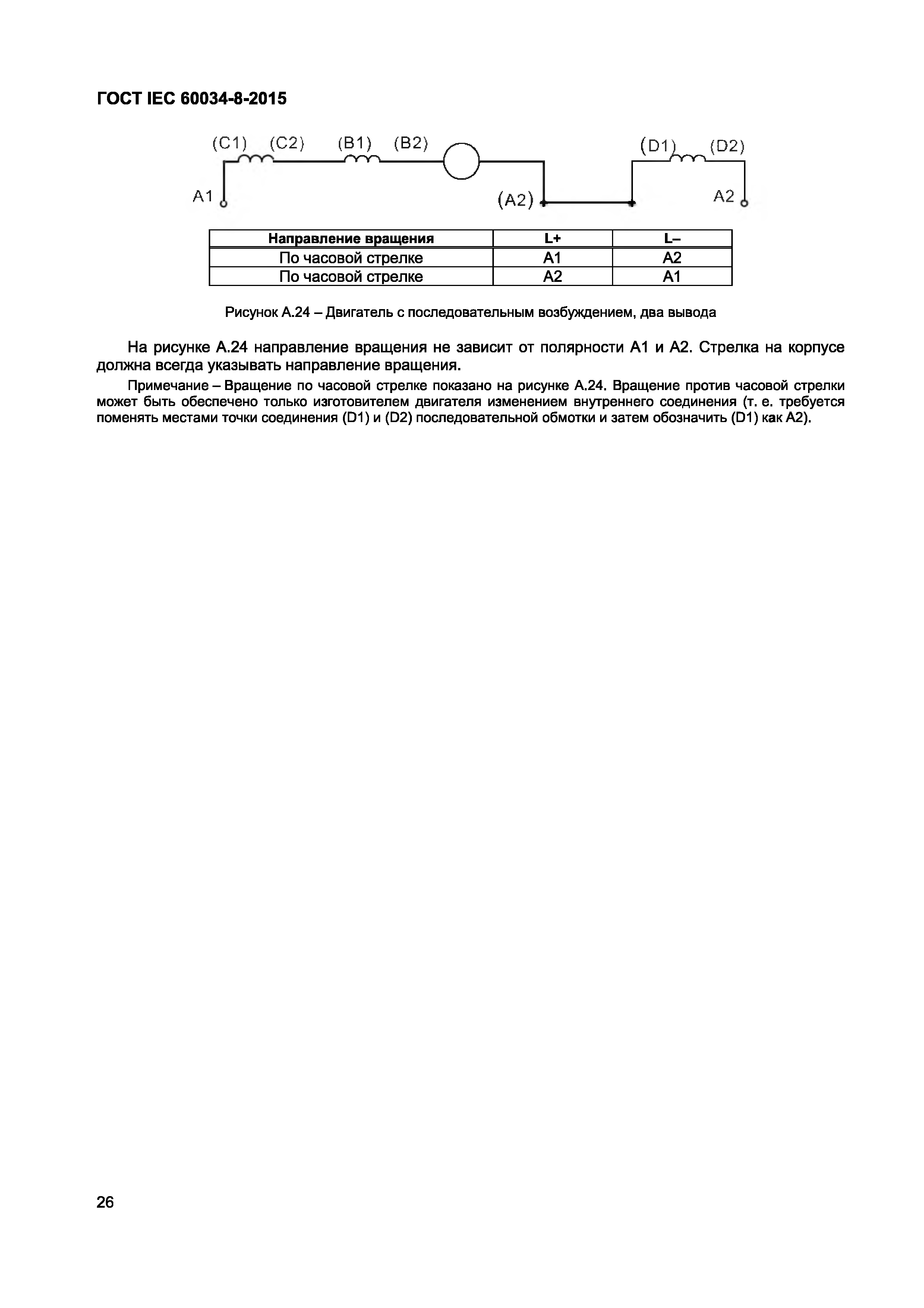 ГОСТ IEC 60034-8-2015