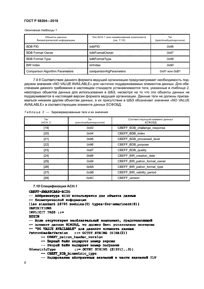 ГОСТ Р 58294-2018