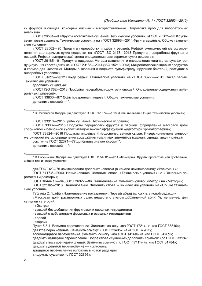 Изменение №1 к ГОСТ 32063-2013