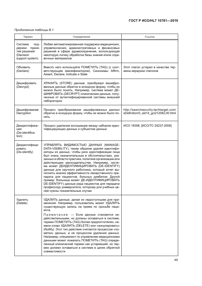 ГОСТ Р ИСО/HL7 10781-2019
