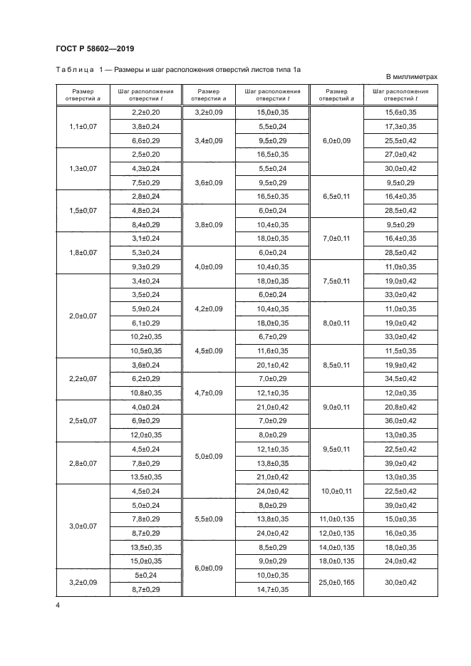 ГОСТ Р 58602-2019