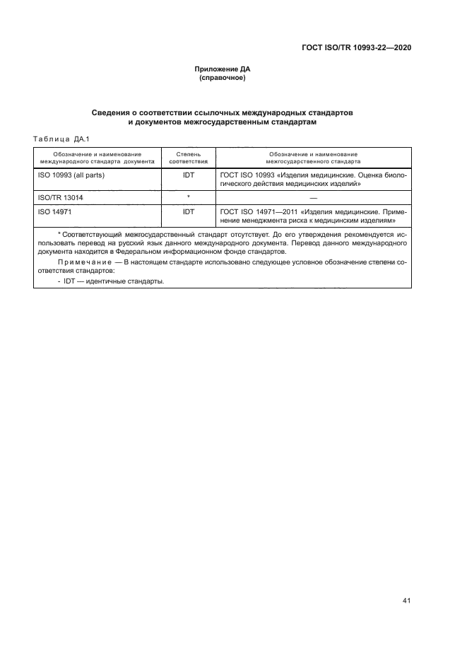 ГОСТ ISO/TR 10993-22-2020