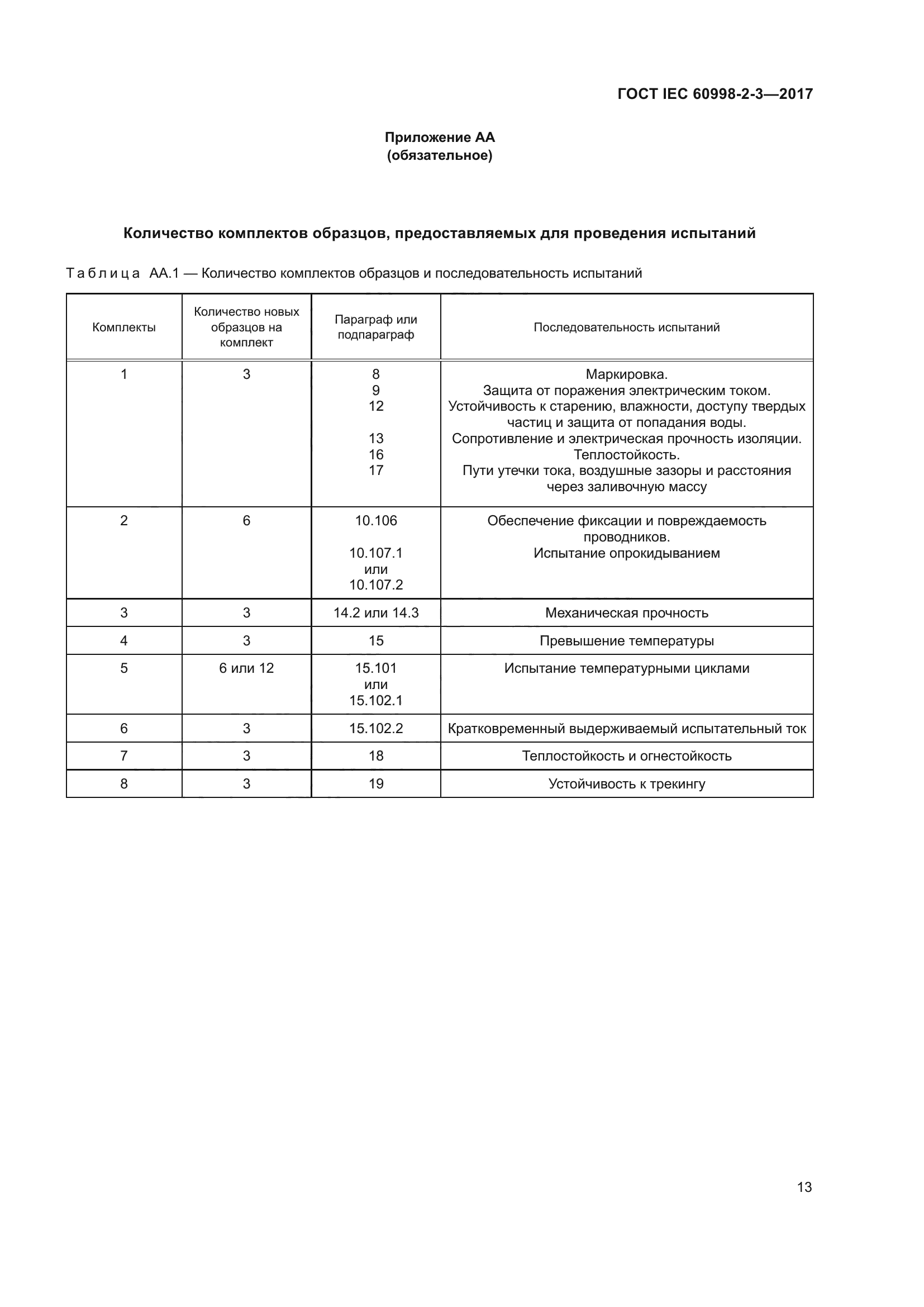 ГОСТ IEC 60998-2-3-2017