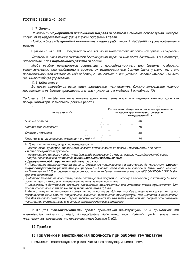 ГОСТ IEC 60335-2-49-2017