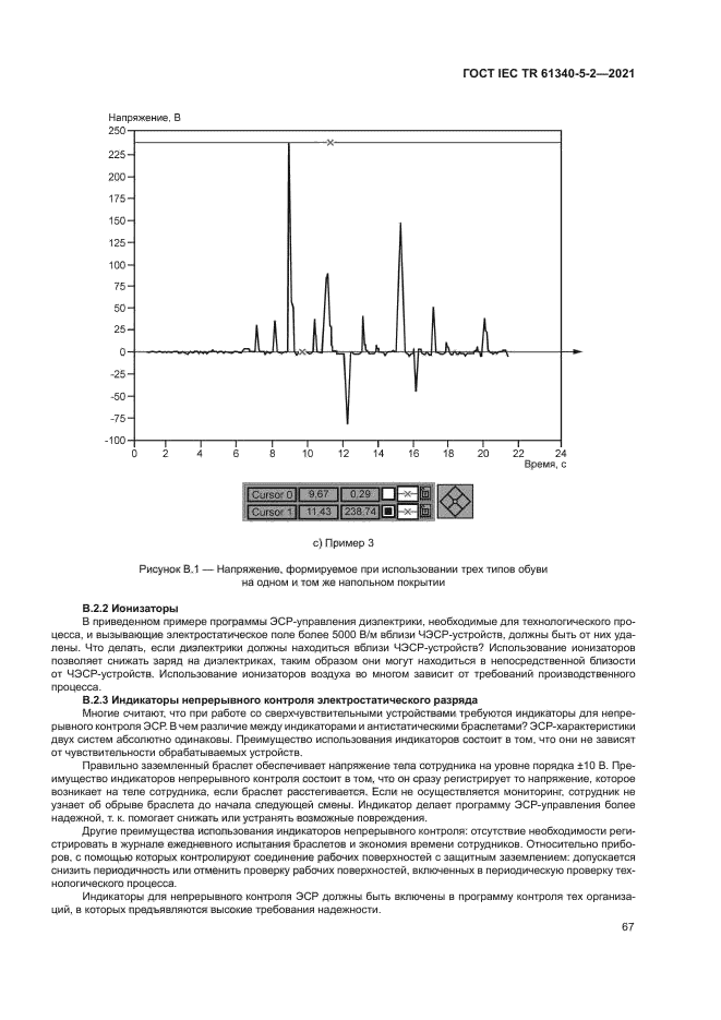 ГОСТ IEC TR 61340-5-2-2021