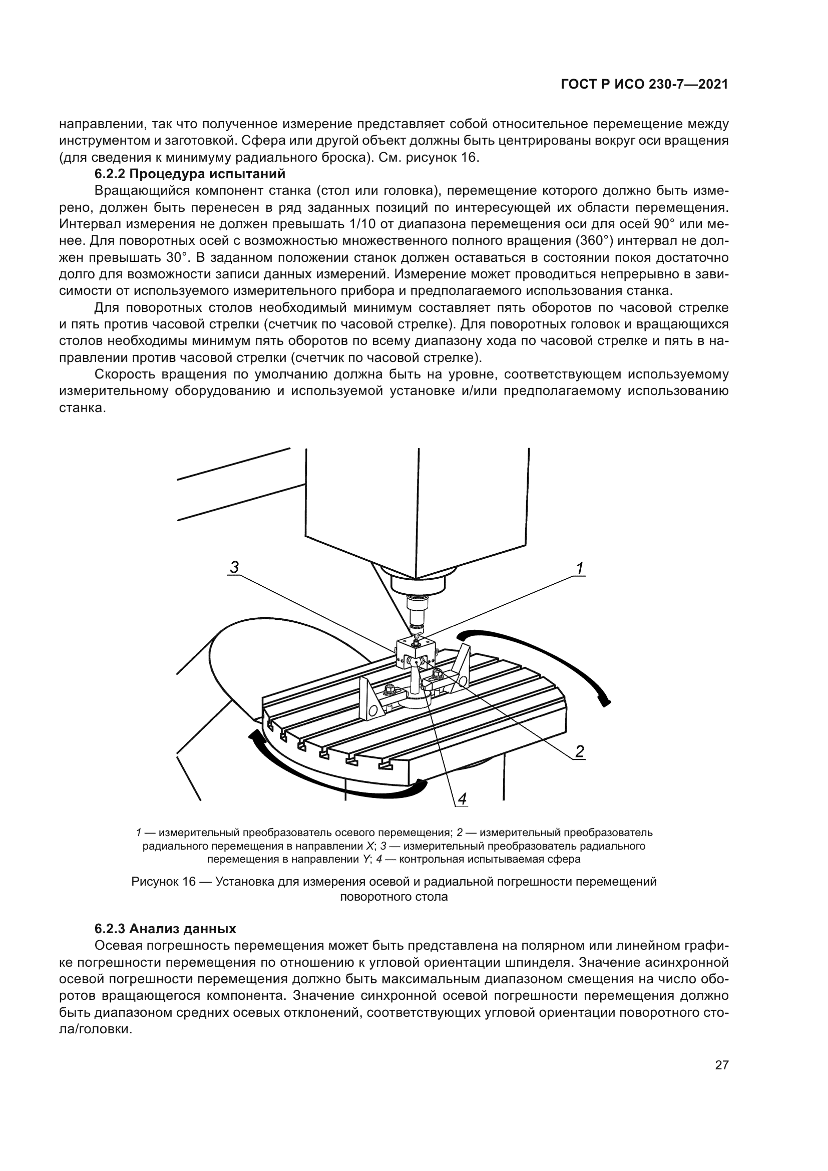 ГОСТ Р ИСО 230-7-2021