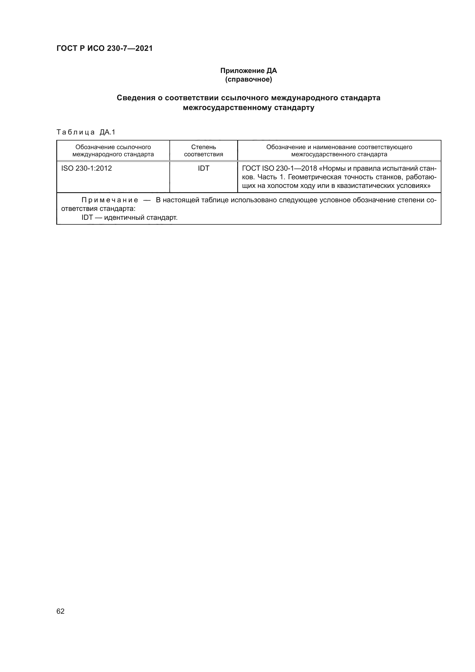 ГОСТ Р ИСО 230-7-2021