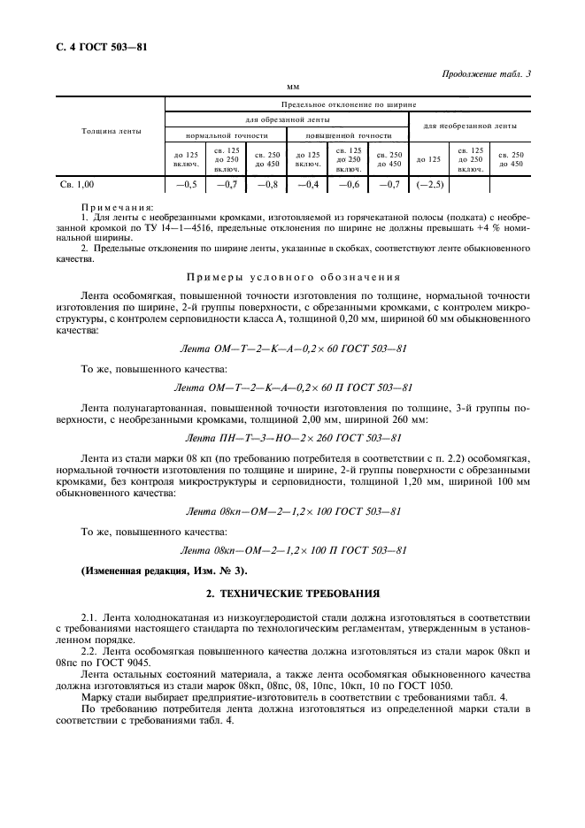 ГОСТ 503-81