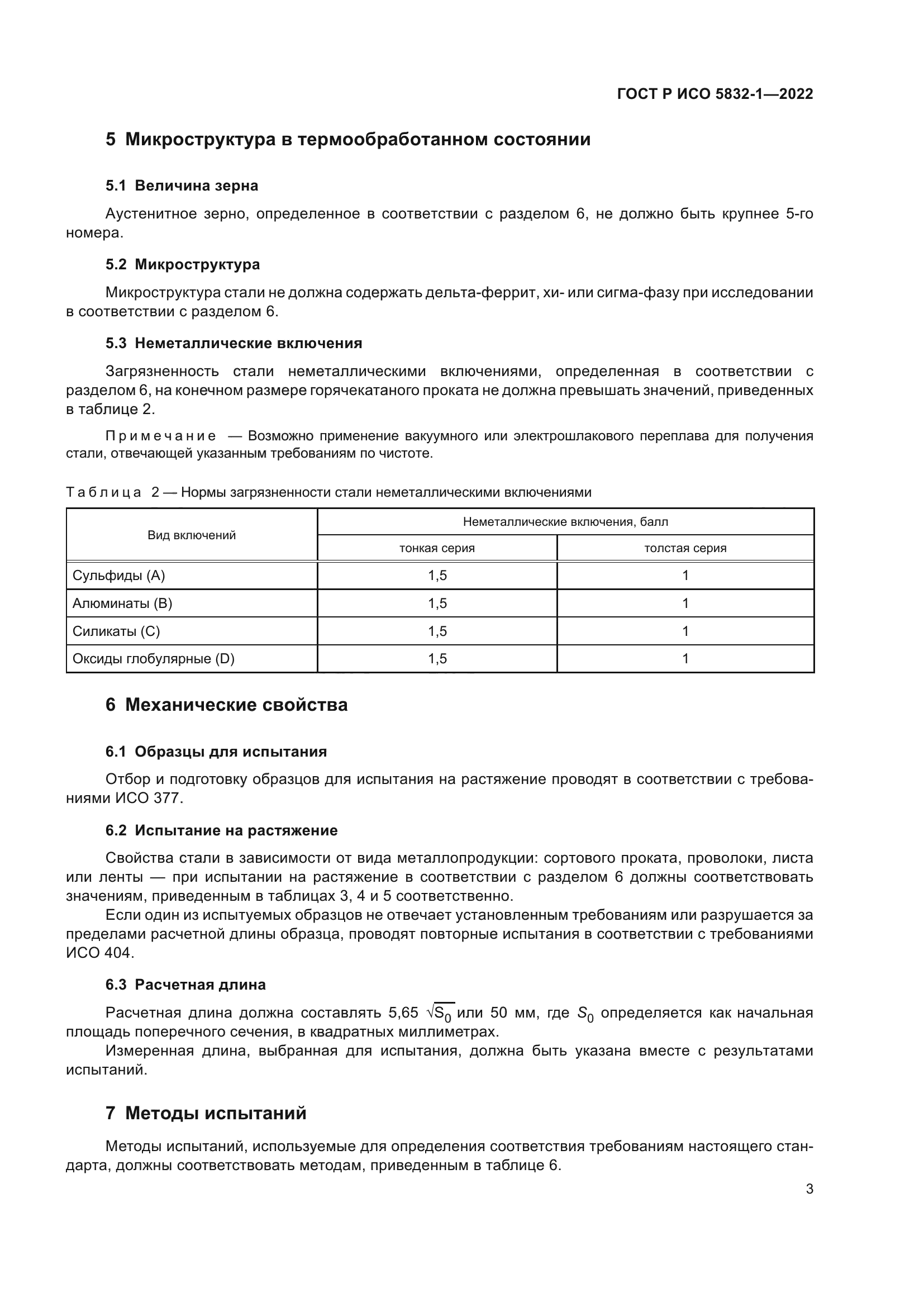 ГОСТ Р ИСО 5832-1-2022