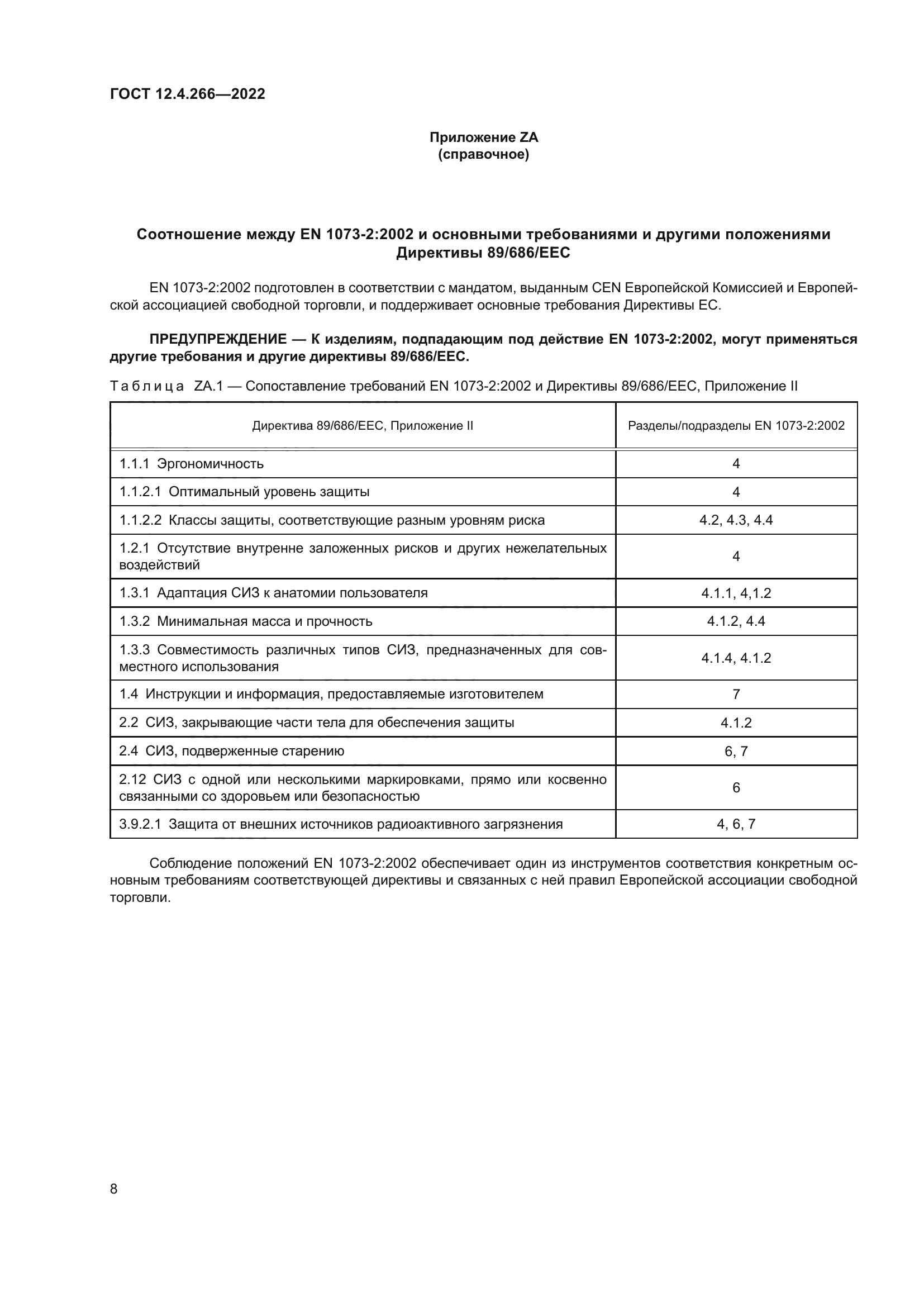ГОСТ 12.4.266-2022