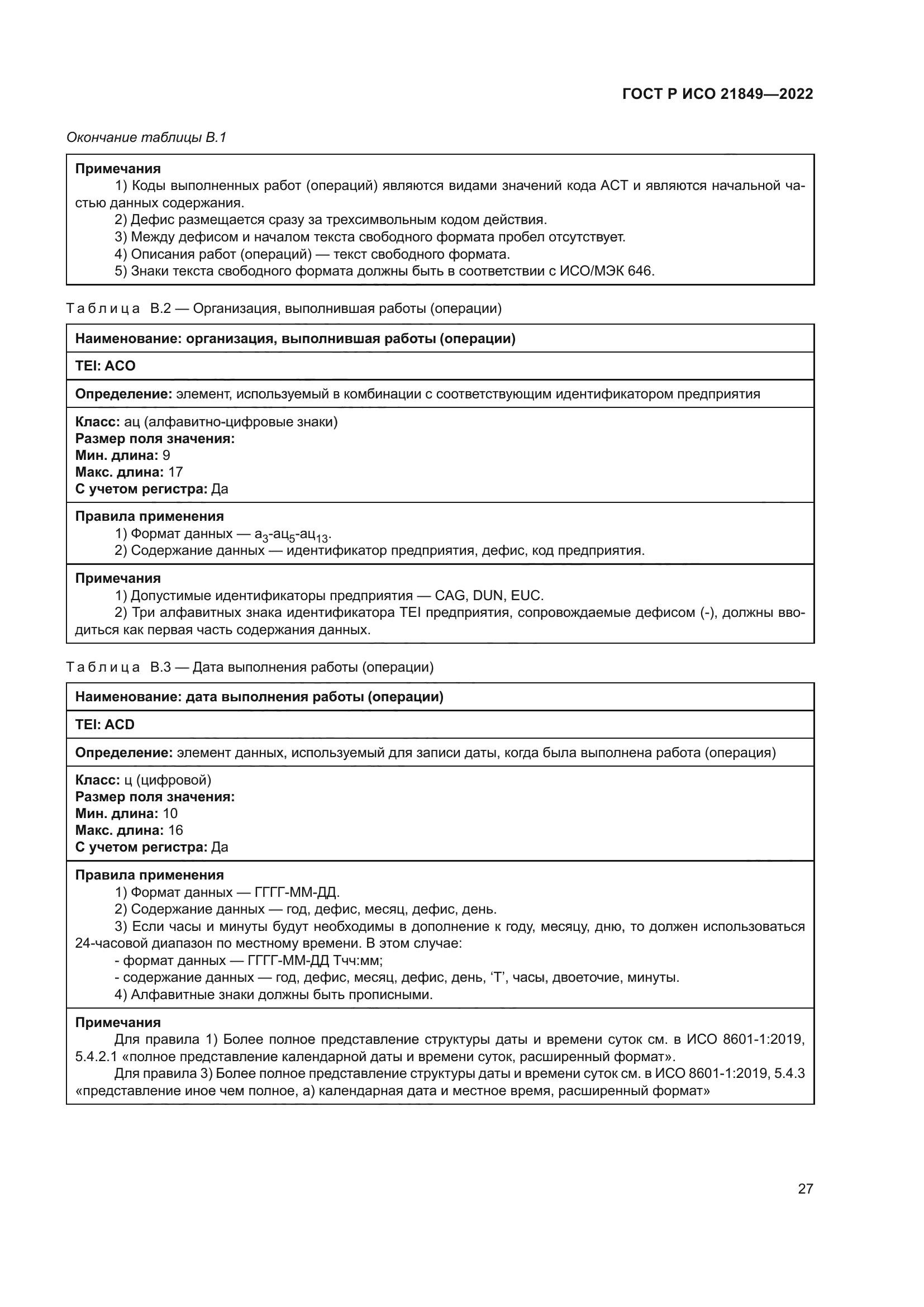 ГОСТ Р ИСО 21849-2022